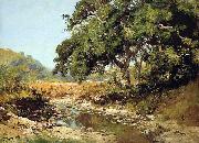 William Keith Stream Through the Valley oil painting artist
